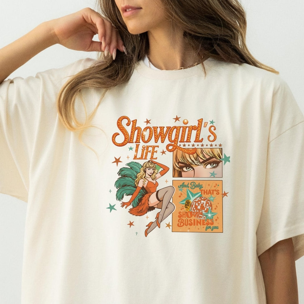 Showgirl Life Era T-Shirt – Vintage Aesthetic Graphic Tee product image 17