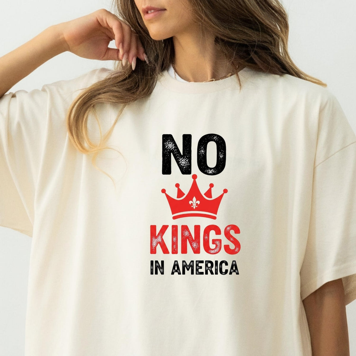 No Kings in America T-Shirt – Patriotic Democracy Tee – product image 17