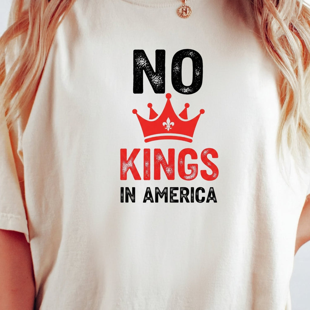 No Kings in America T-Shirt – Patriotic Democracy Tee – product image 18