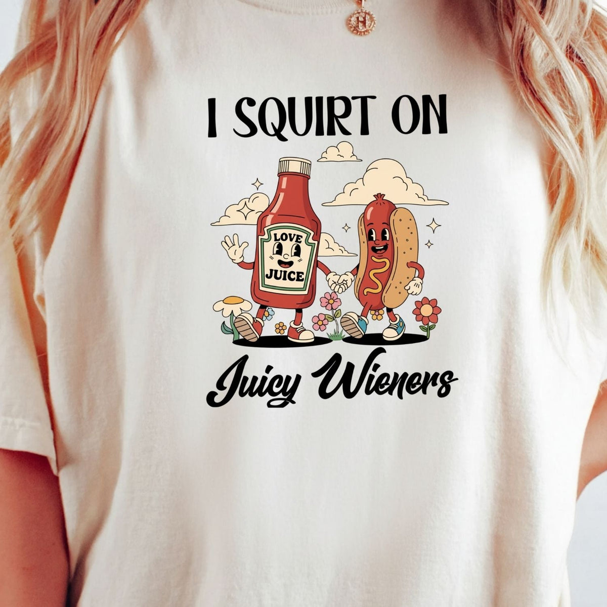 Funny Hot Dog T-Shirt - Retro Food Pun Tee - Inappropriate product image 19
