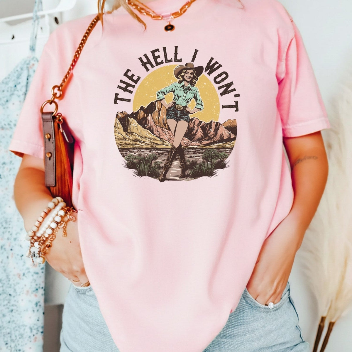 The Hell I Won’t T-Shirt – Retro Feminist Tee, Equality & product image 15