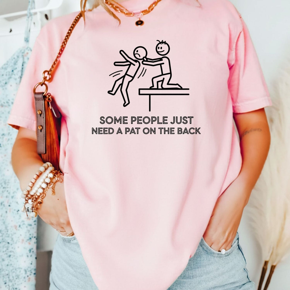 Some People Just Need A Pat On The Back Shirt - Funny product image 21