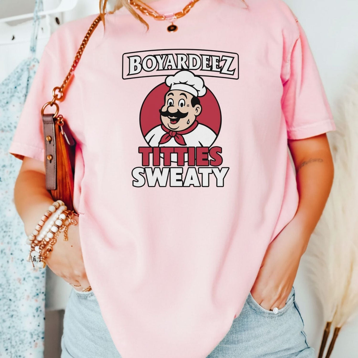 Retro Funny Boyardeez Nutz Sweaty Meme T-Shirt product image 23