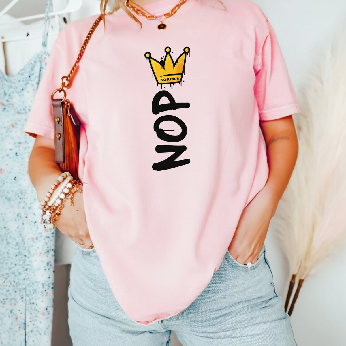 Crown No Kings Shirt – American Democracy Graphic Tee product image 17