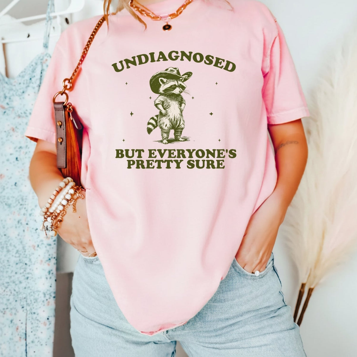 Undiagnosed but Everyone’s Pretty Sure T-Shirt – Funny product image 18