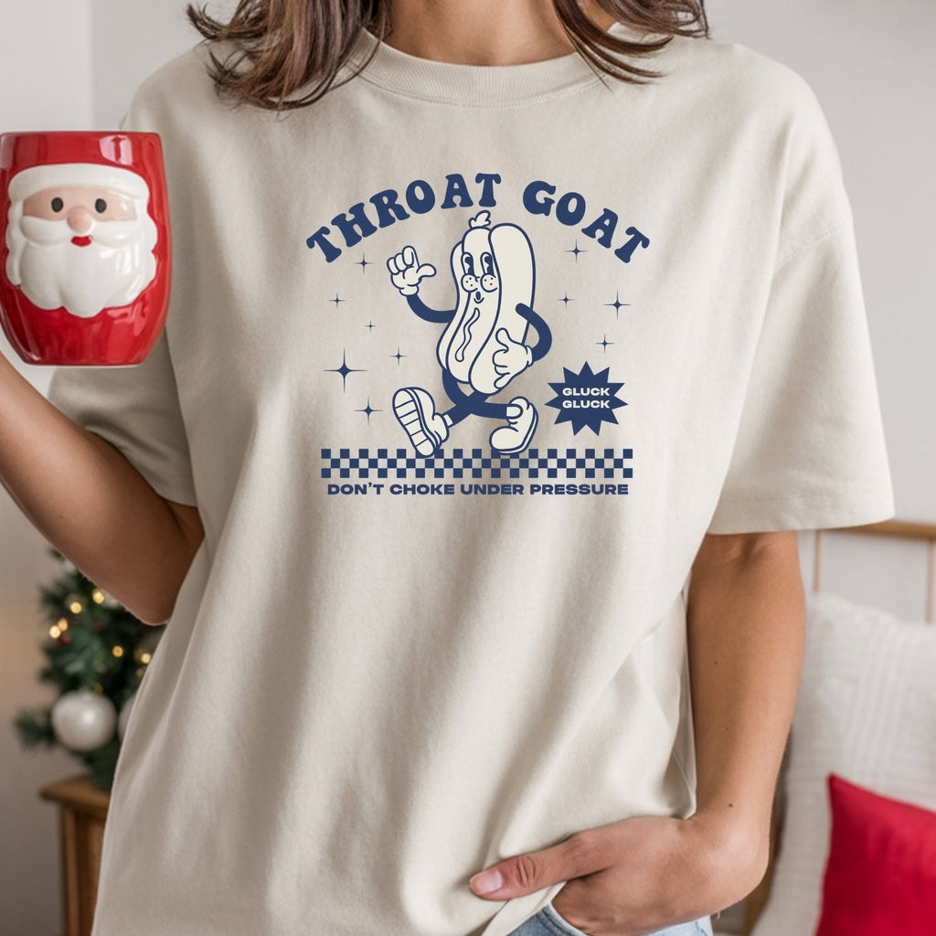 Funny Throat Goat Meme T-Shirt - Retro Inappropriate Shirt product image 19