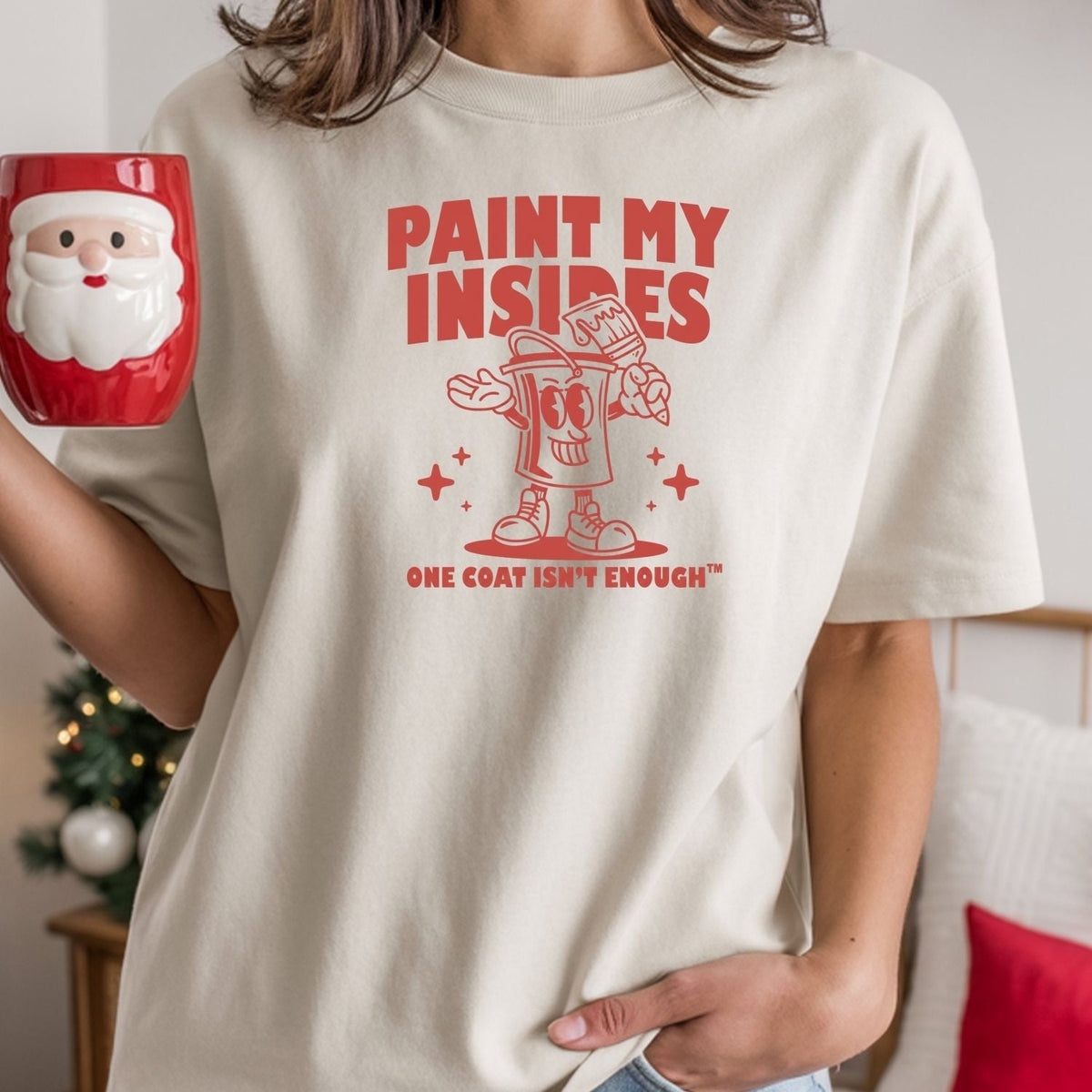 Retro Paint Can Mascot T-Shirt - Funny Art Graphic Tee product image 15