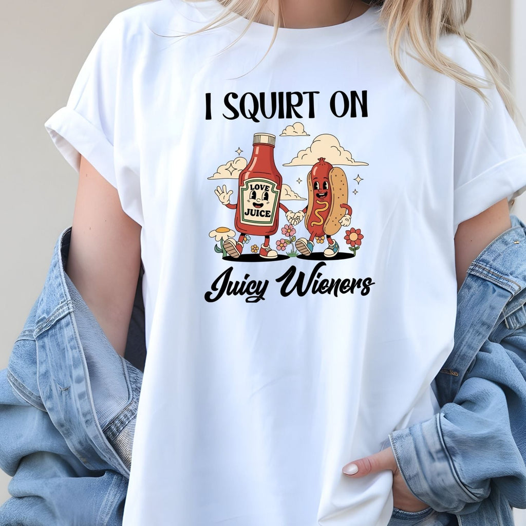 Funny Hot Dog T-Shirt - Retro Food Pun Tee - Inappropriate product image 22