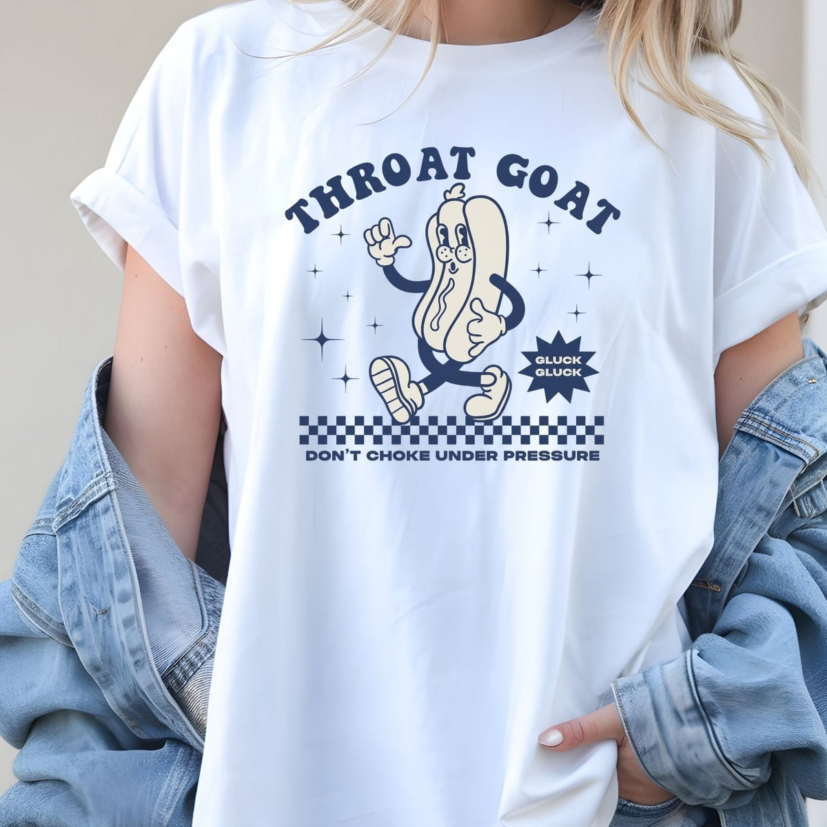 Funny Throat Goat Meme T-Shirt - Retro Inappropriate Shirt product image 20