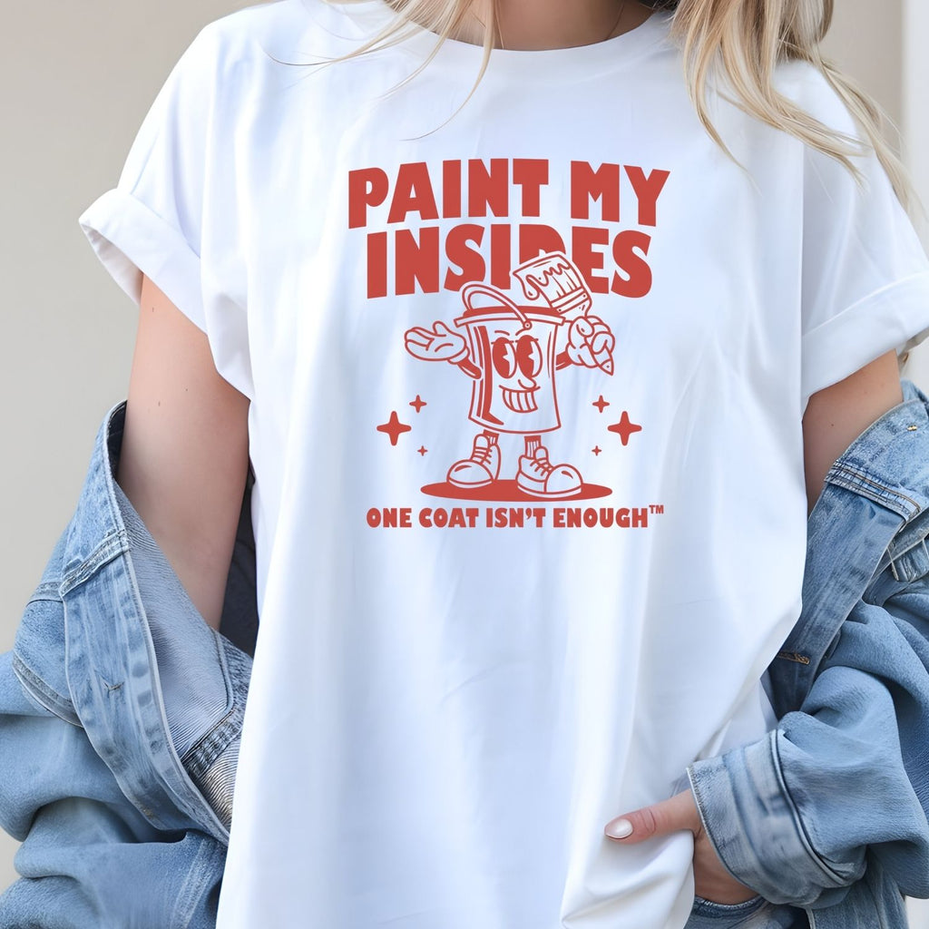 Retro Paint Can Mascot T-Shirt - Funny Art Graphic Tee product image 16