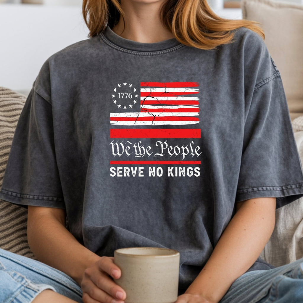 We The People Serve No Kings T-Shirt – Patriotic Freedom product image 10
