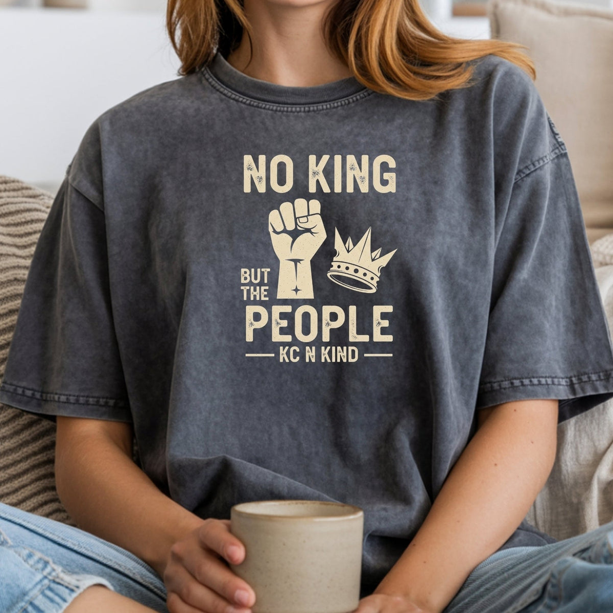 No King But The People T-Shirt – Unisex Equality & product image 14