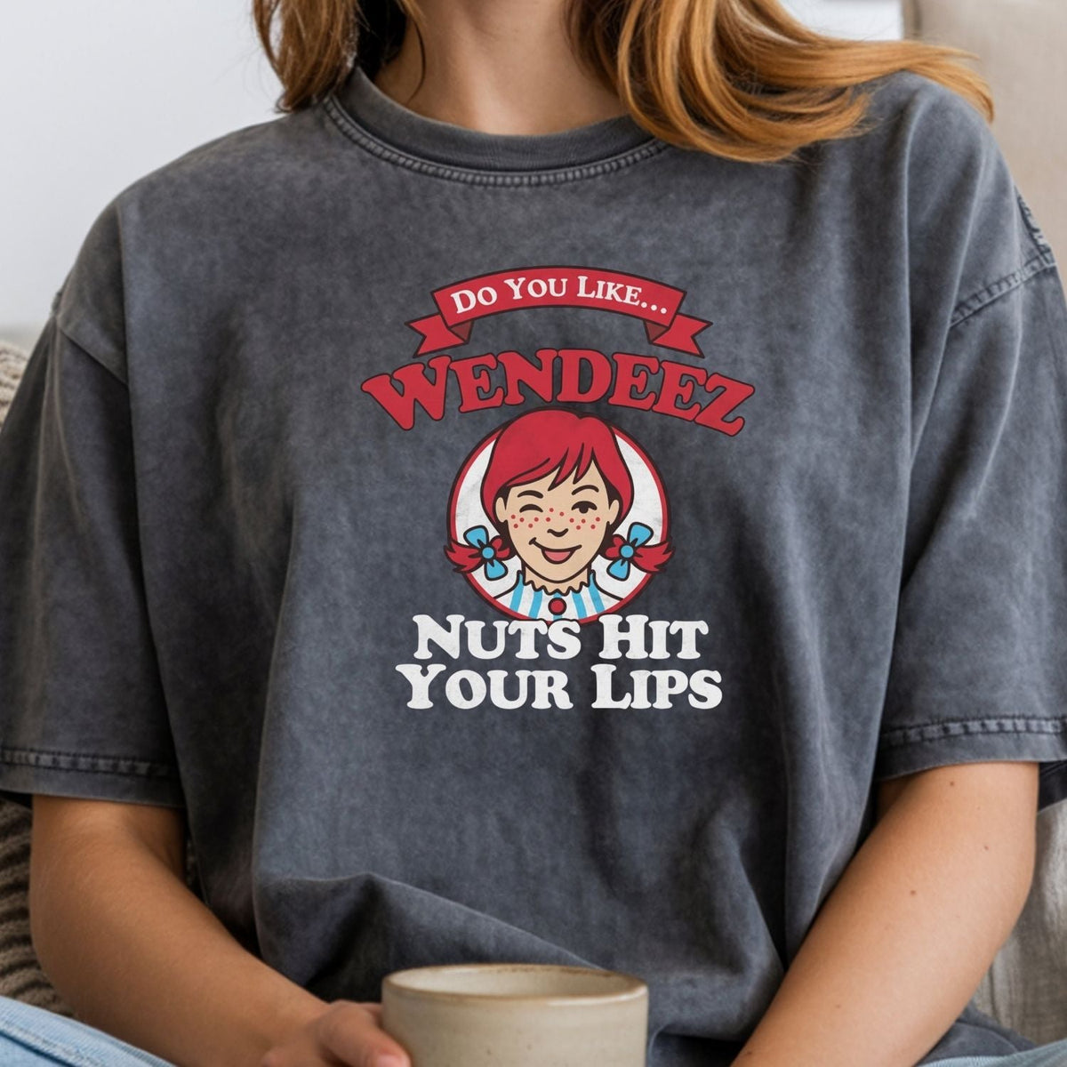 Wendeez Nuts Hit Your Lips Funny Retro Meme Shirt – Cheeky product image 19