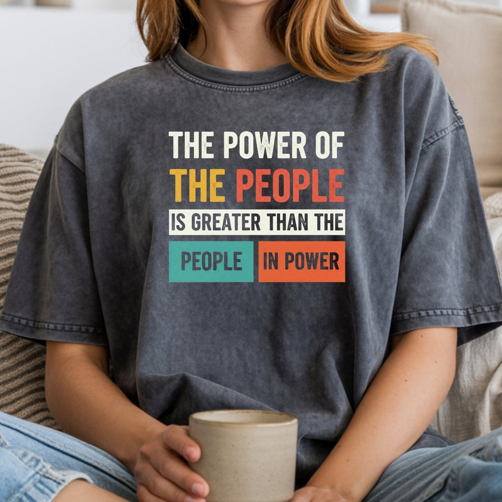 The Power of People T-Shirt – Retro Comfort Graphic Tee – product image 18
