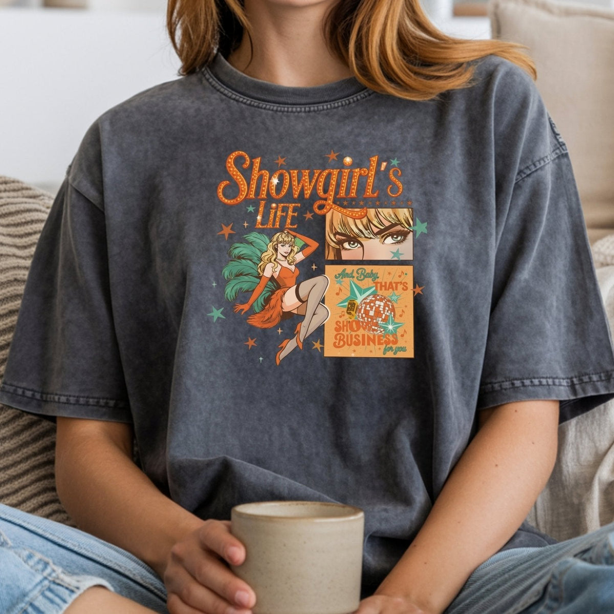 Showgirl Life Era T-Shirt – Vintage Aesthetic Graphic Tee product image 19