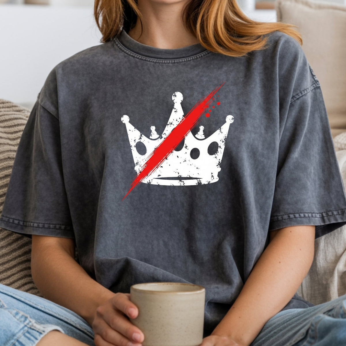 No Kings in America T-Shirt – Crown Graphic Tee Freedom product image 18