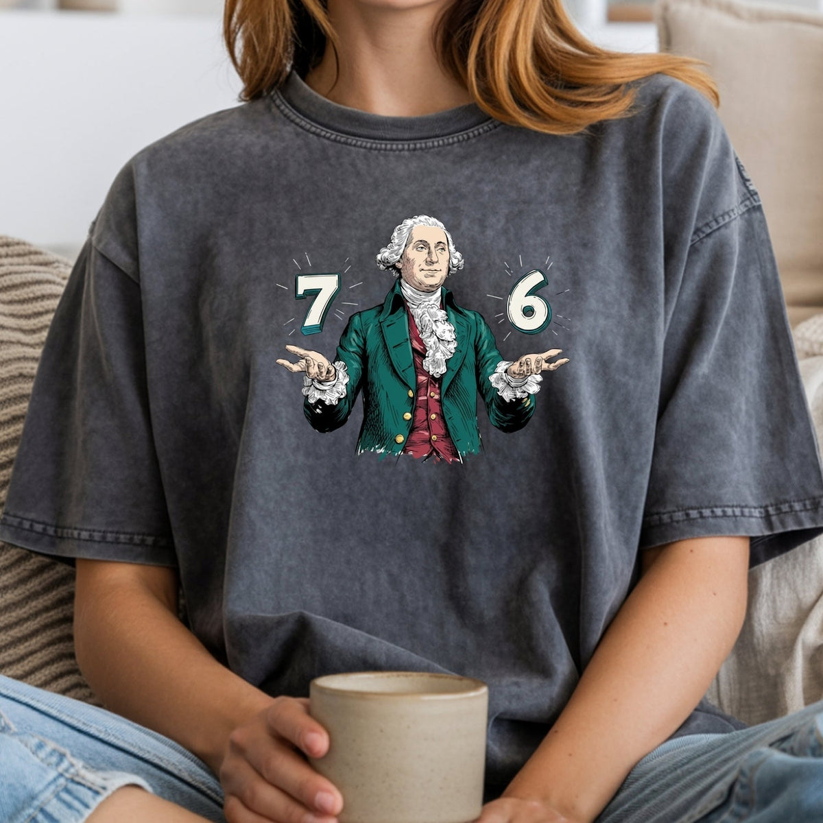 Six Seven Shirt – Vintage George Washington American product image 13