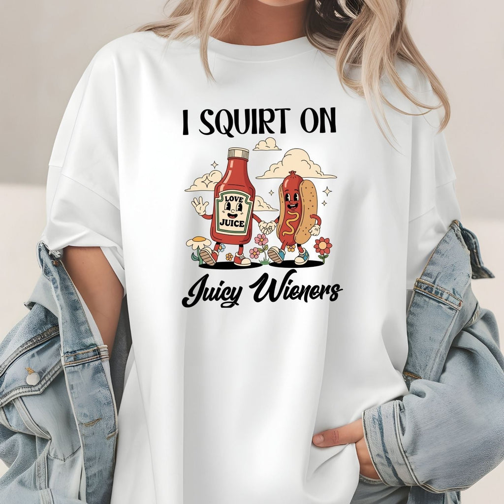 Funny Hot Dog T-Shirt - Retro Food Pun Tee - Inappropriate product image 23