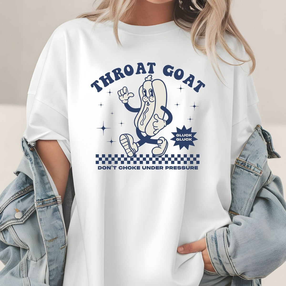 Funny Throat Goat Meme T-Shirt - Retro Inappropriate Shirt product image 21