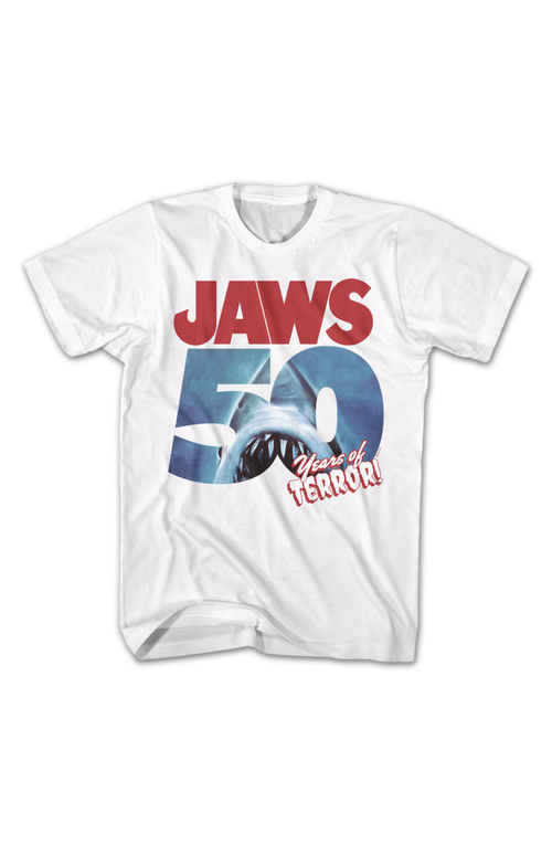 50 Years of Terror Jaws T-Shirt product image 2