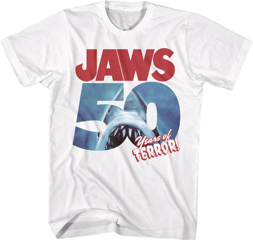50 Years of Terror Jaws T-Shirt product image 1