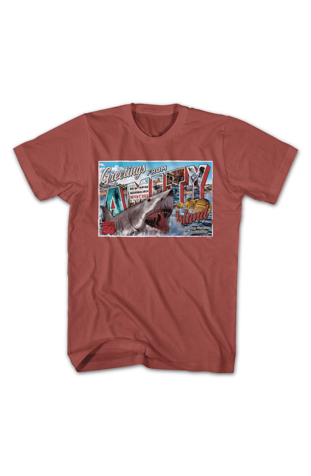50th Anniversary Postcard Jaws T-Shirt product image 2