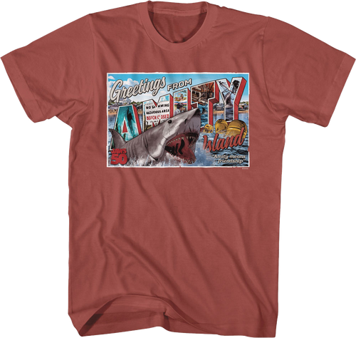 50th Anniversary Postcard Jaws T-Shirt product image 1