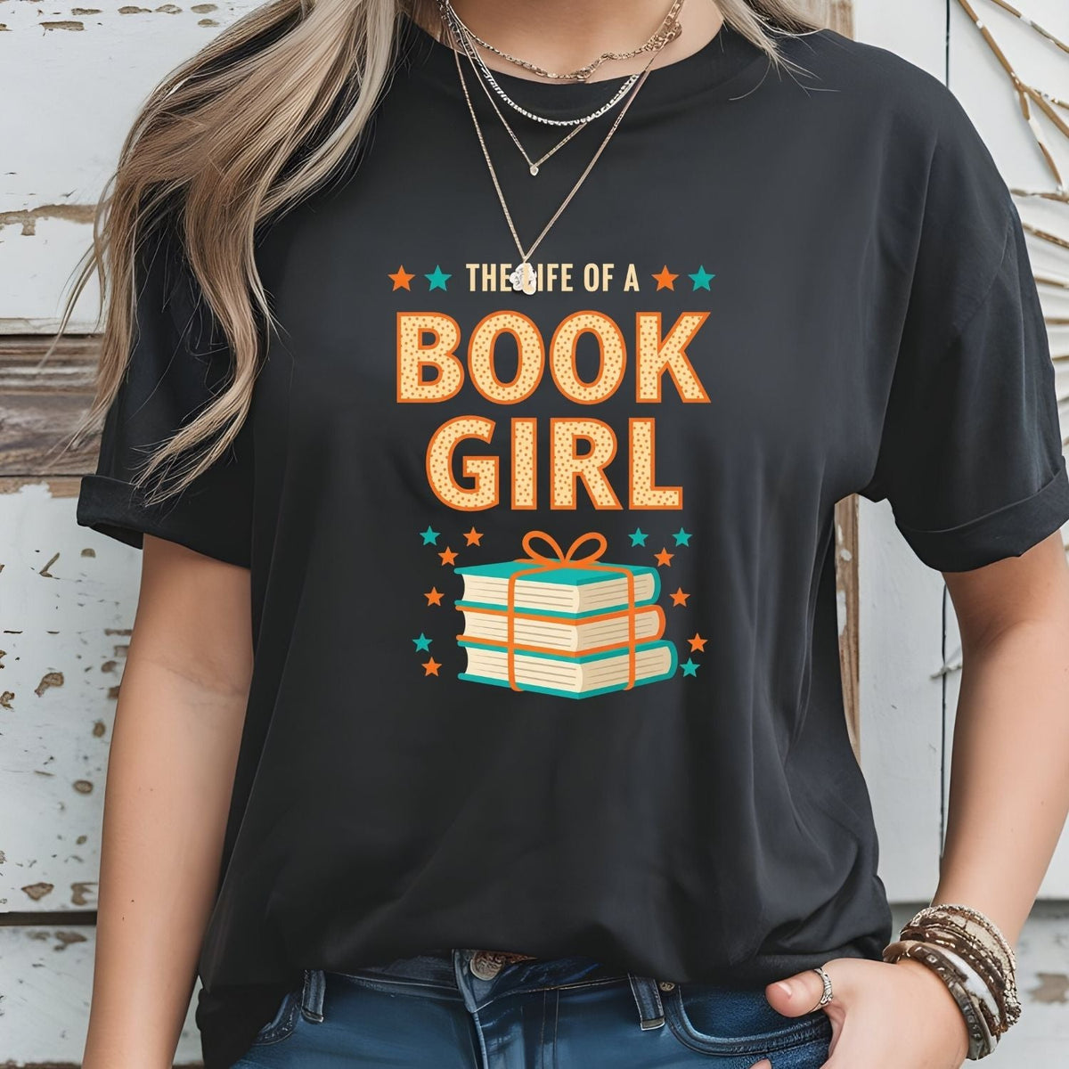 Book Girl Shirt - The Life of a Lover Tee - Showgirl product image 15