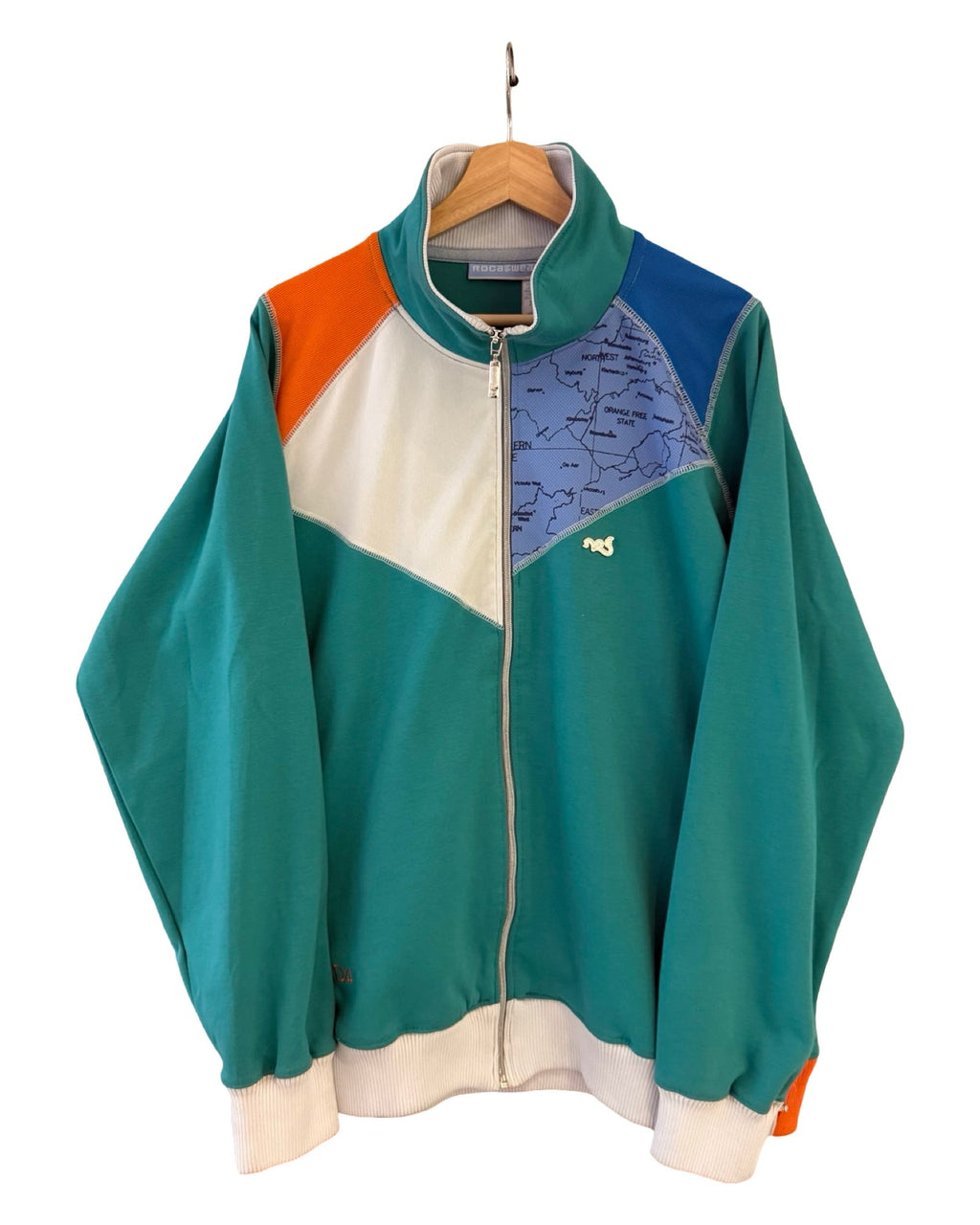 Vintage Y2K Rocawear Teal Orange Tracksuit Jacket product image 1