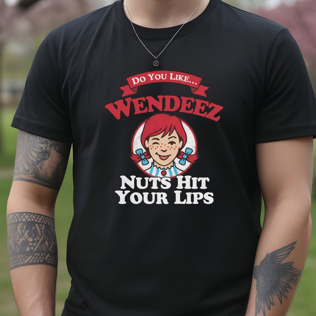 Wendeez Nuts Hit Your Lips Funny Retro Meme Shirt – Cheeky product image 21