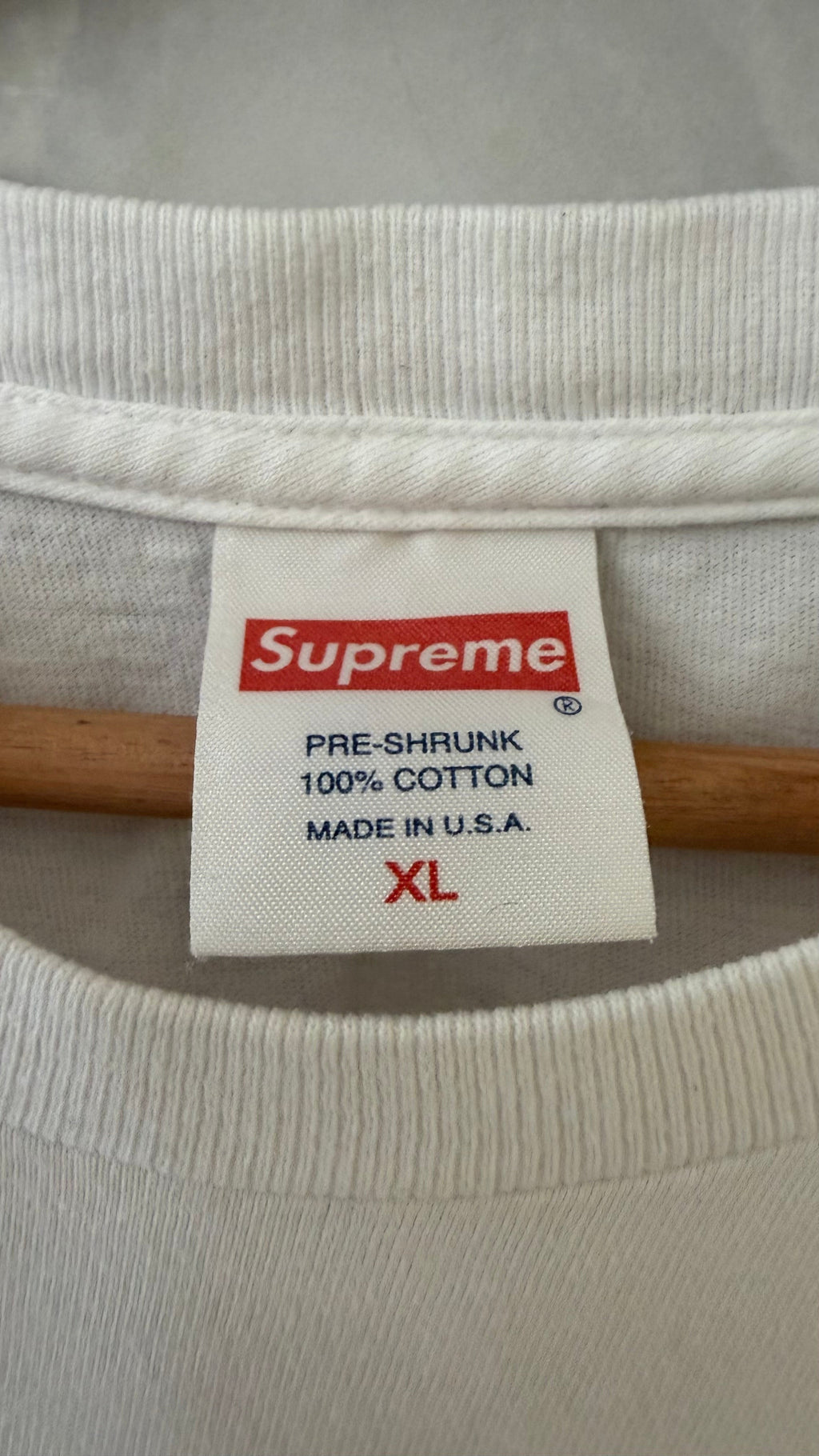 Supreme White & Red Motion Logo Tee product image 2