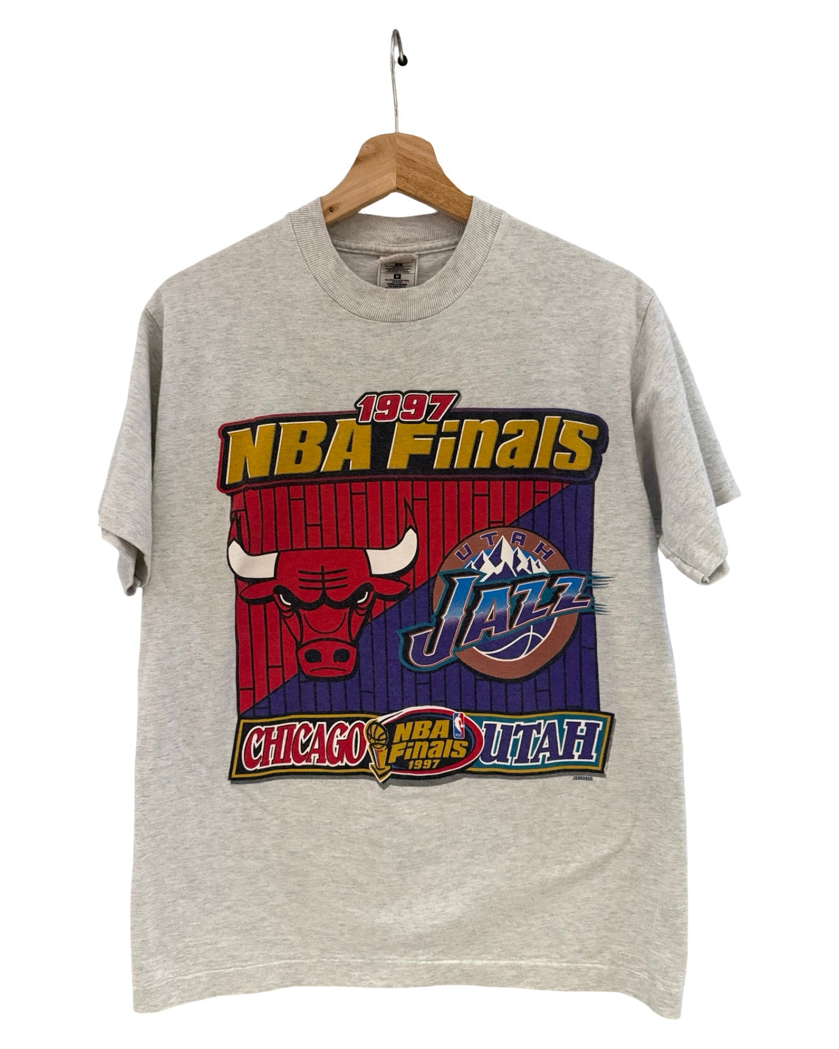 Vintage 1997 Chicago Bulls vs Utah Jazz NBA Finals Promo Tee product image 1