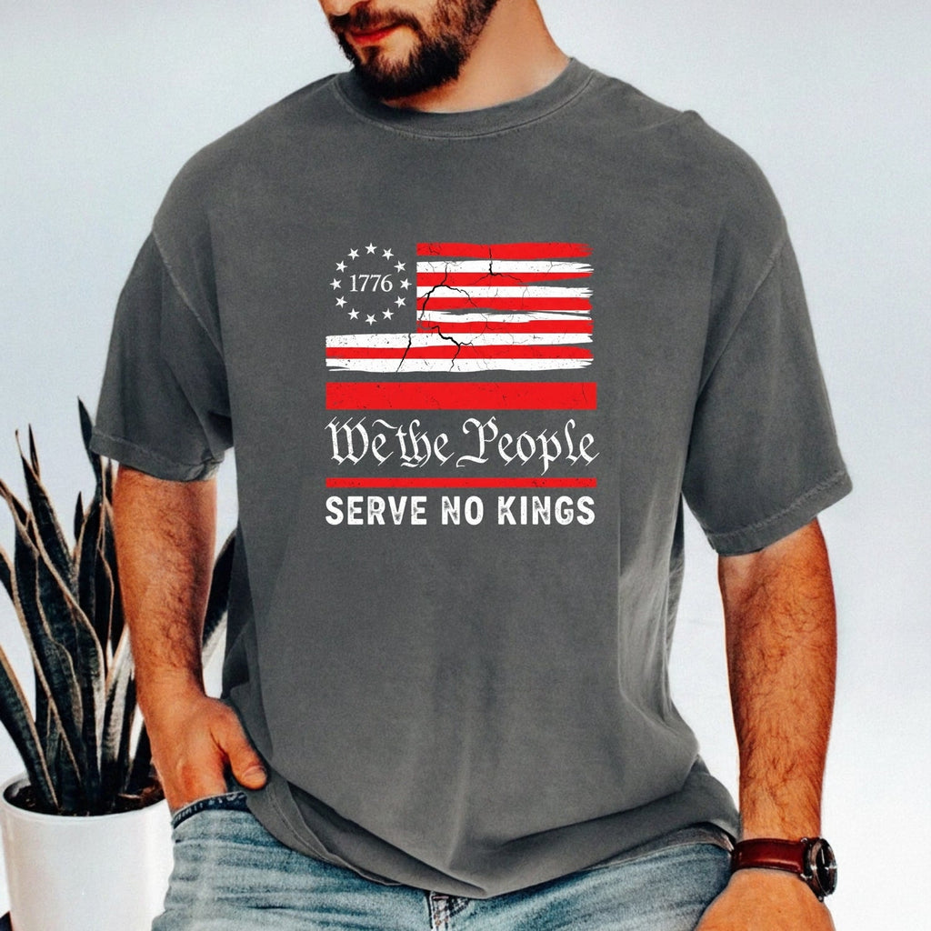 We The People Serve No Kings T-Shirt – Patriotic Freedom product image 11