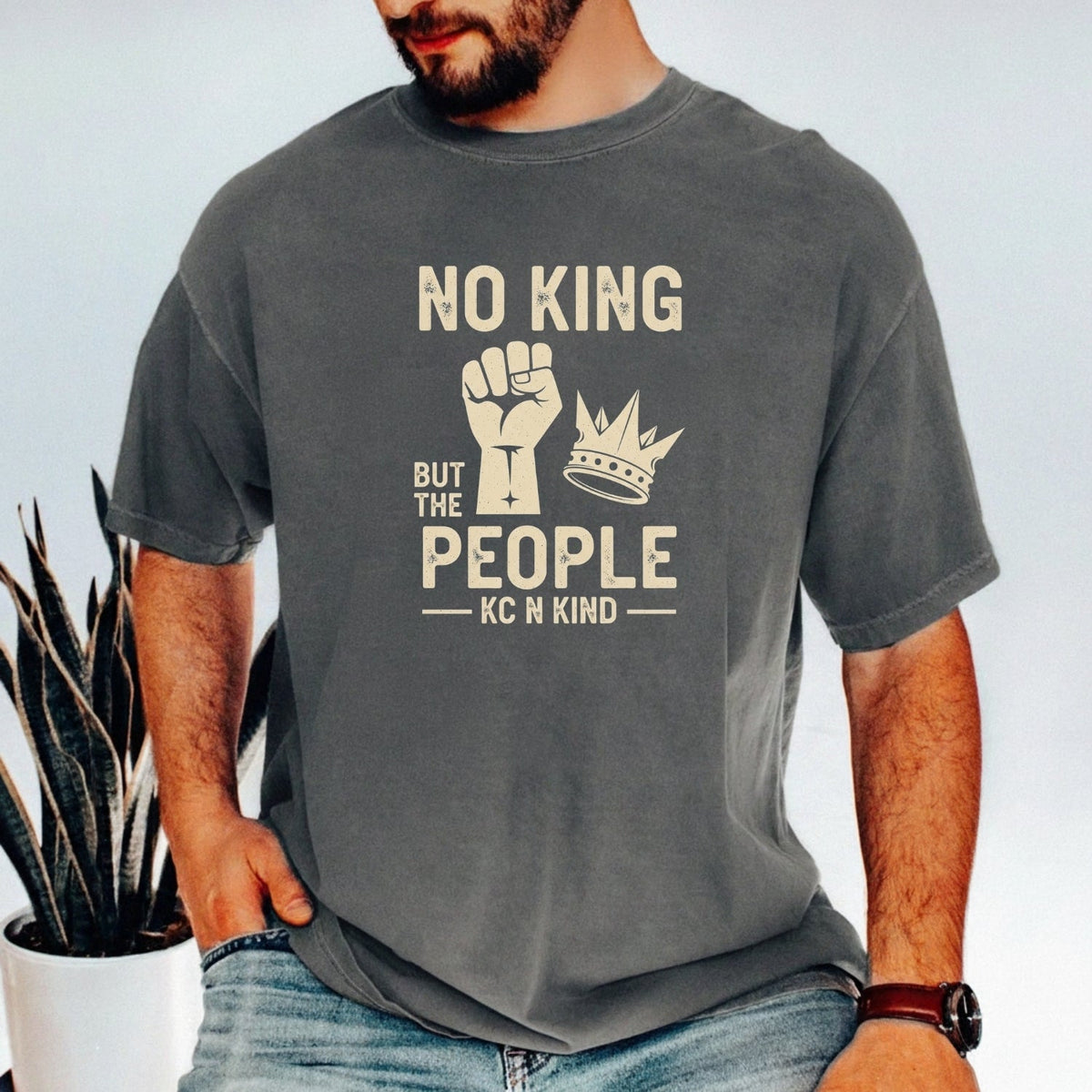 No King But The People T-Shirt – Unisex Equality & product image 15