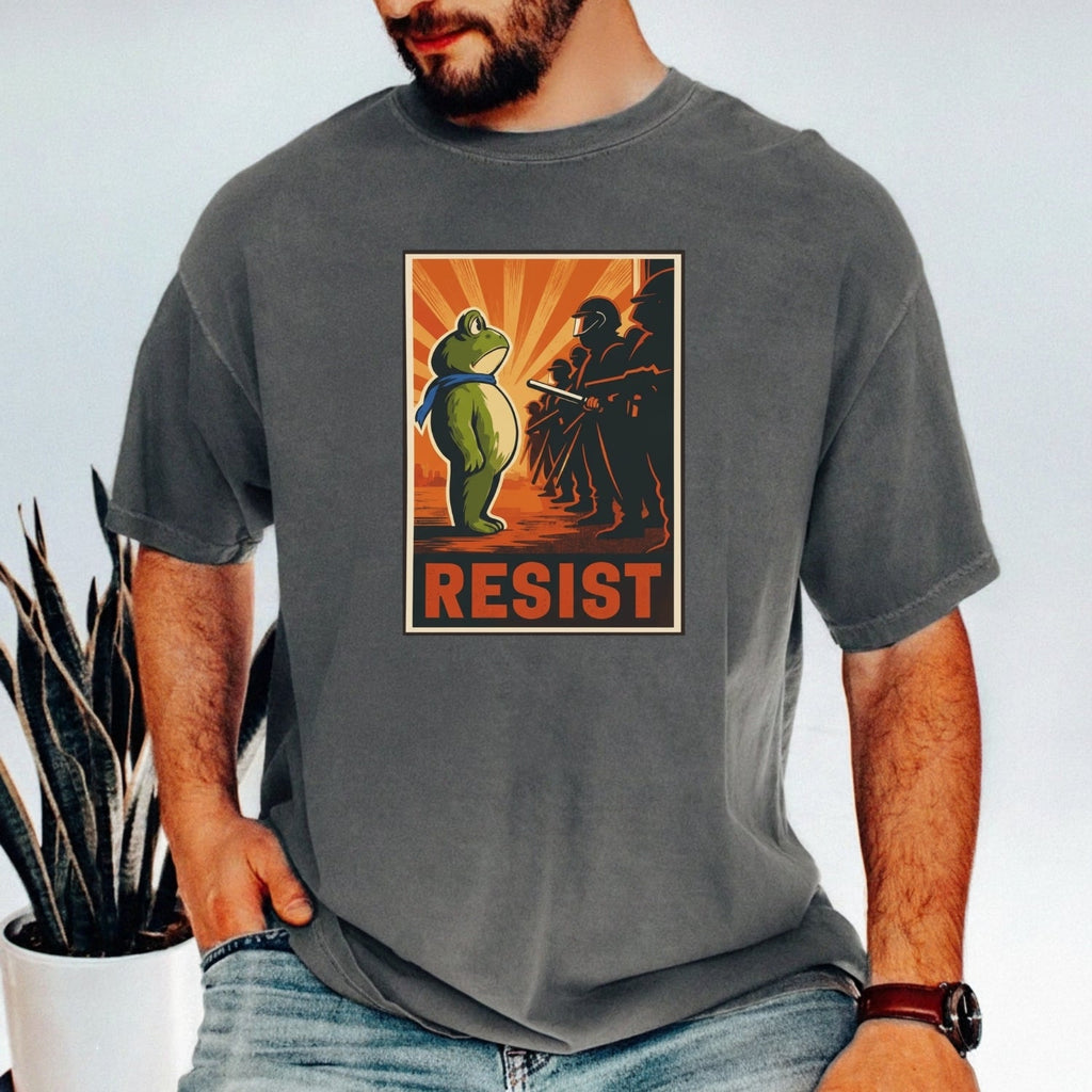 Portland Frog Shirt – Funny Rebel Graphic Tee – No Kings in product image 26