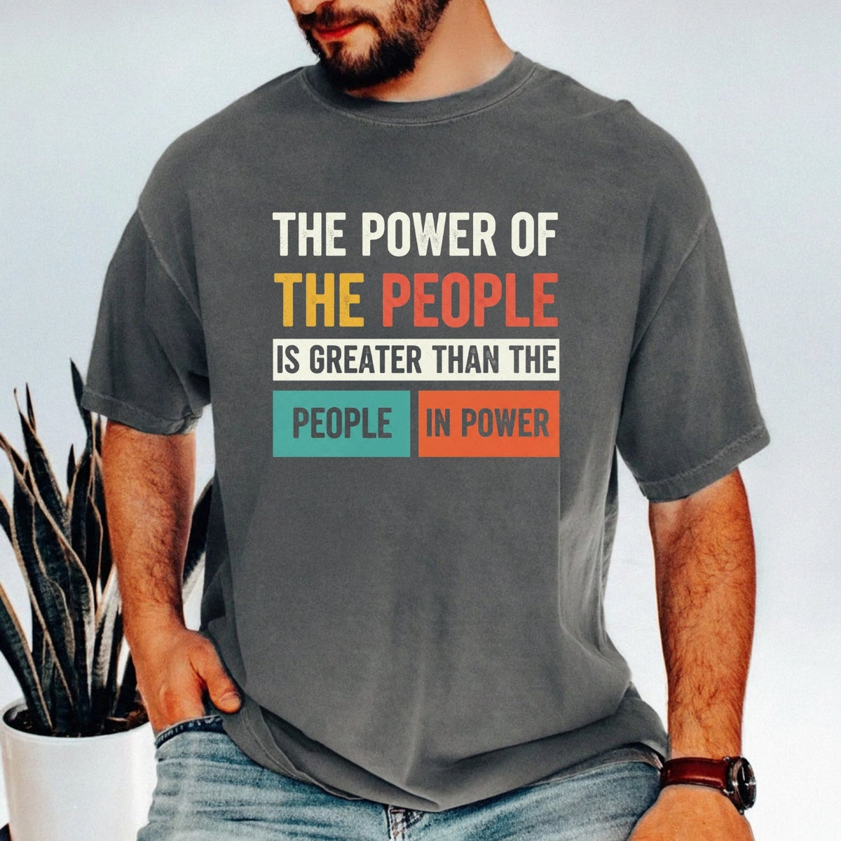 The Power of People T-Shirt – Retro Comfort Graphic Tee – product image 19