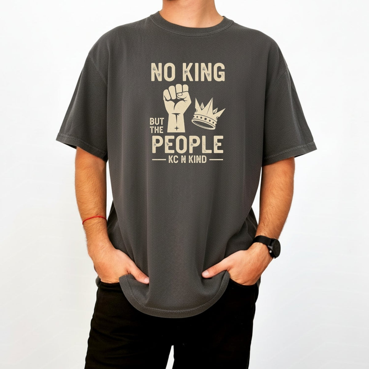 No King But The People T-Shirt – Unisex Equality & product image 16