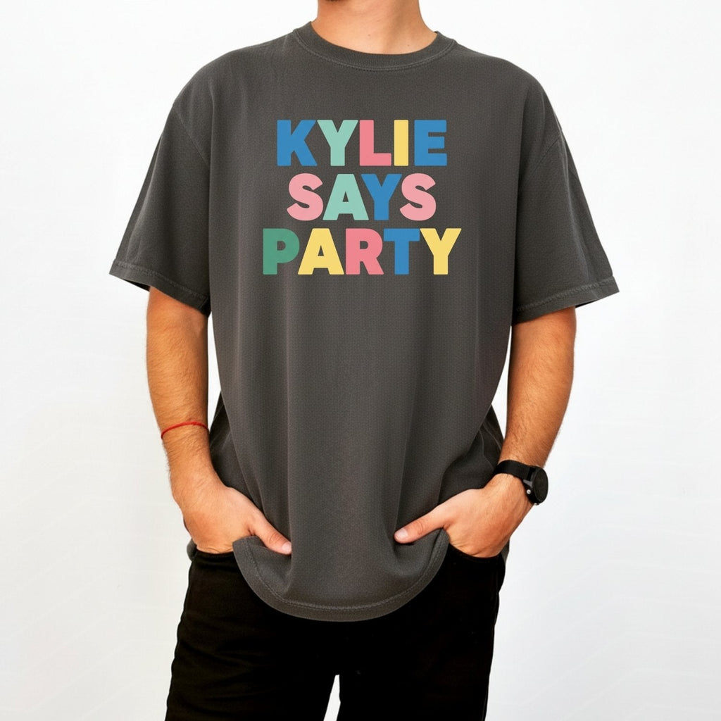 Kylie Says Party Shirt – Retro Disco Pop-Inspired Graphic product image 19