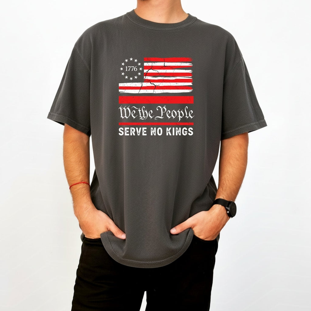 We The People Serve No Kings T-Shirt – Patriotic Freedom product image 12