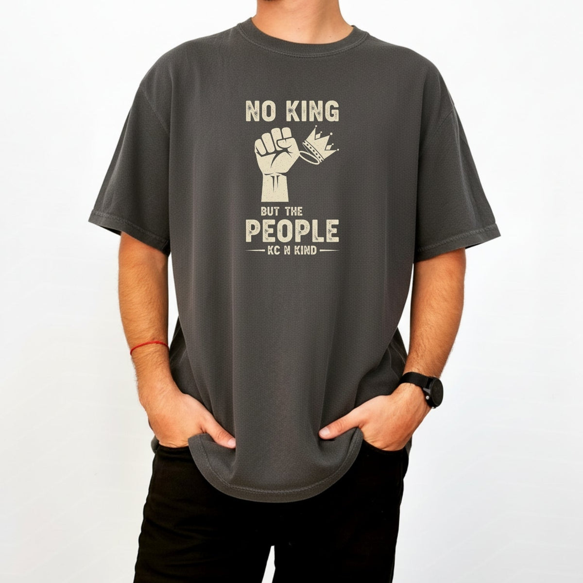 No King But The People Unisex Protest T-Shirt – Freedom and product image 15