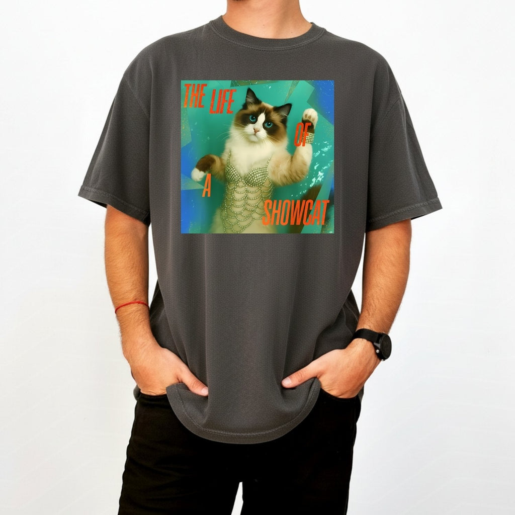 The Life of a Showcat Shirt – Funny Cat Lover Graphic Tee product image 13