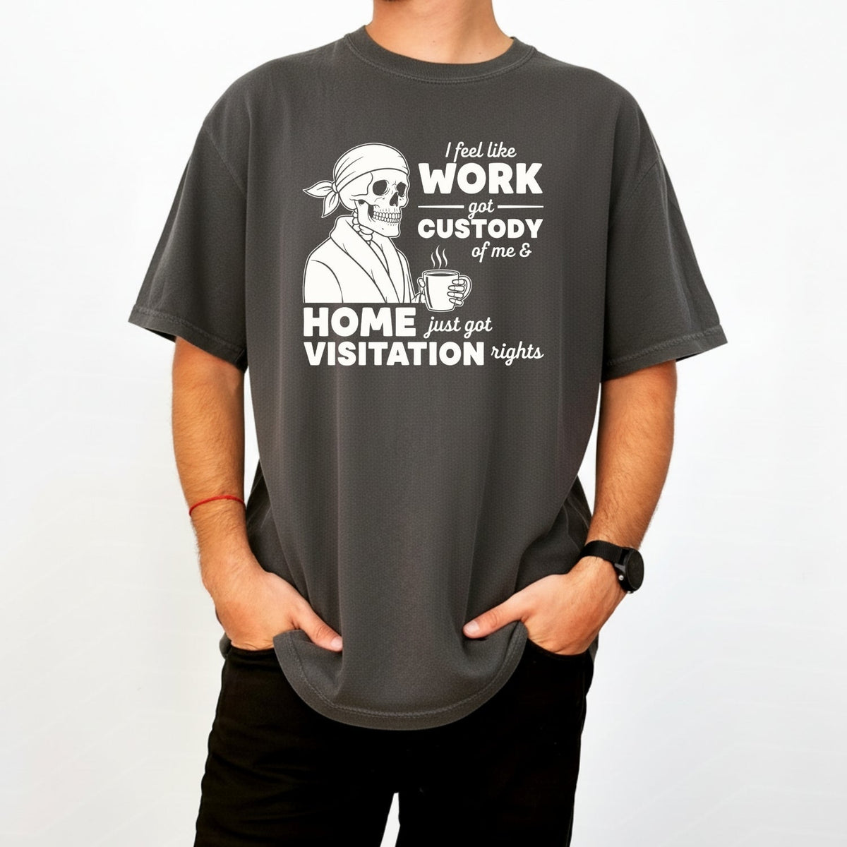 I Feel Like Work Got Custody of Me Shirt – Funny Office product image 17