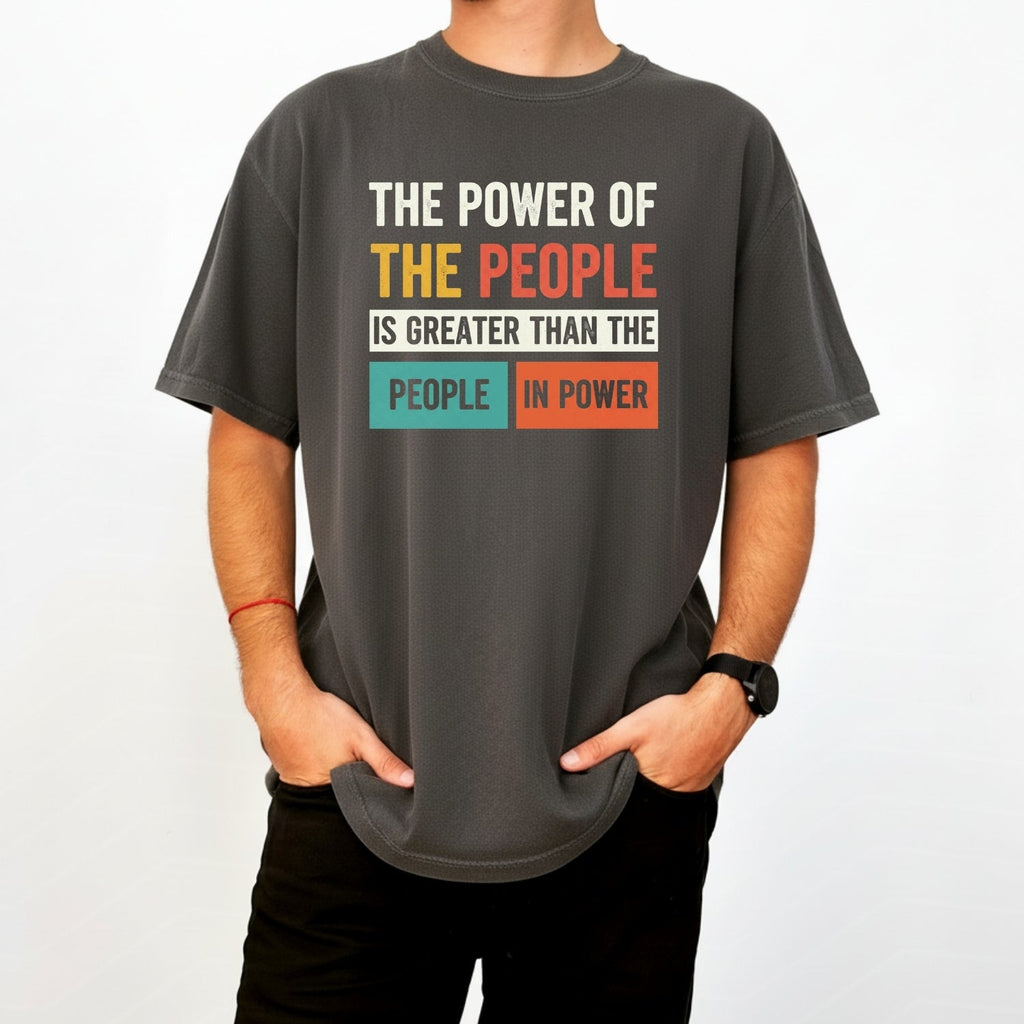 The Power of People T-Shirt – Retro Comfort Graphic Tee – product image 20