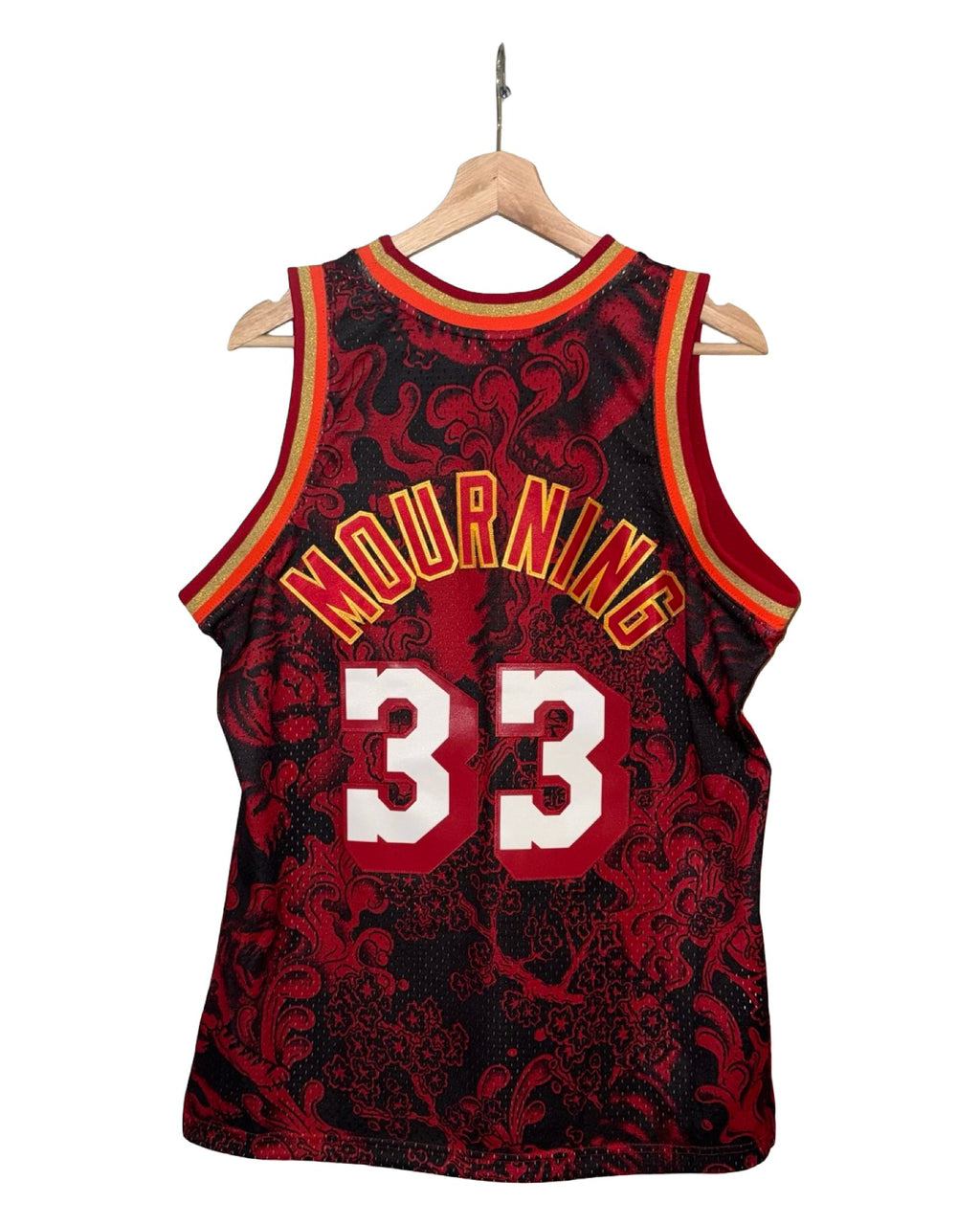 Alonzo Mourning Miami Heat #33 Mitchell & Ness Big Face product image 2