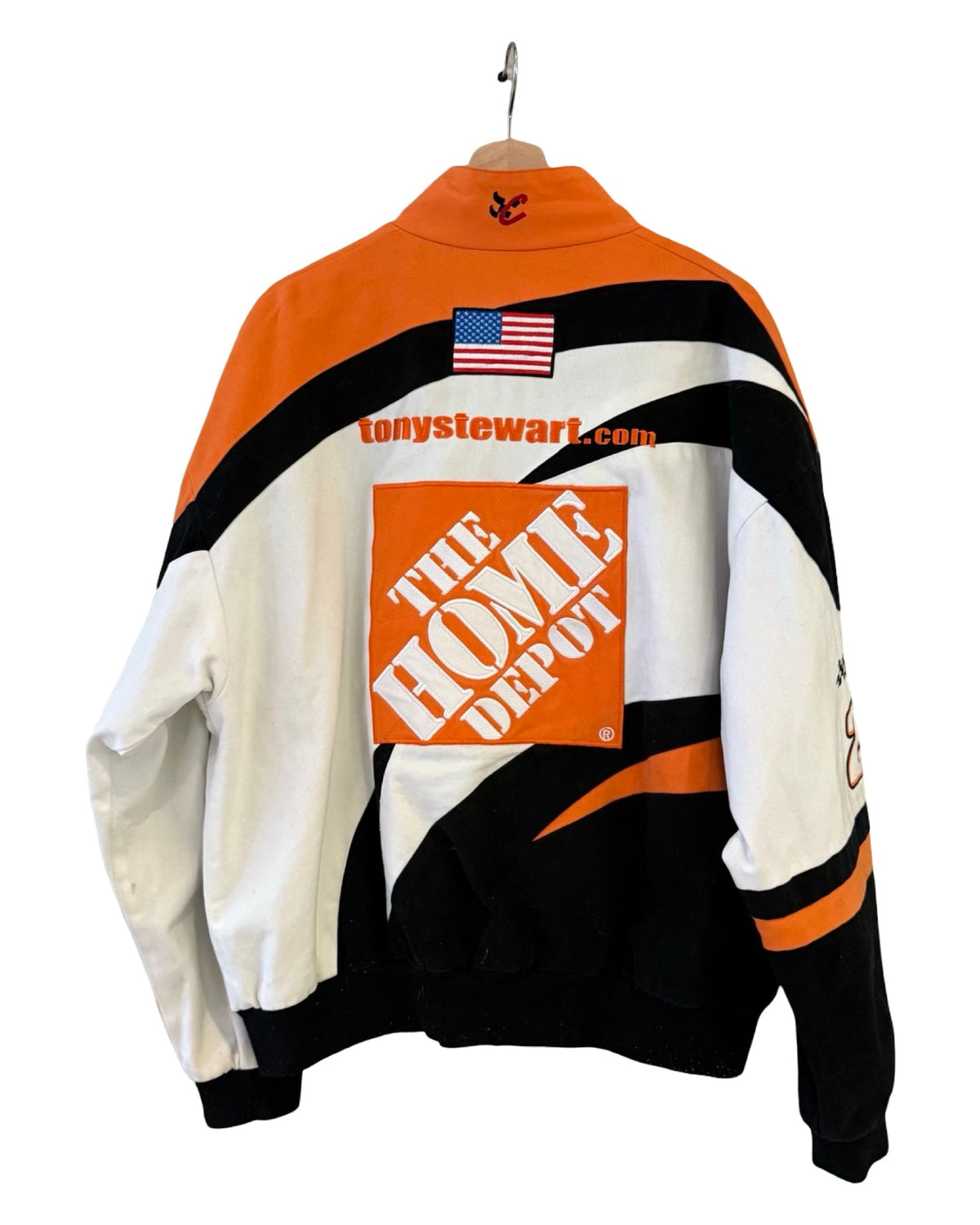 Vintage 90s NASCAR Home Depot Tony Stewart Signed Racing product image 2