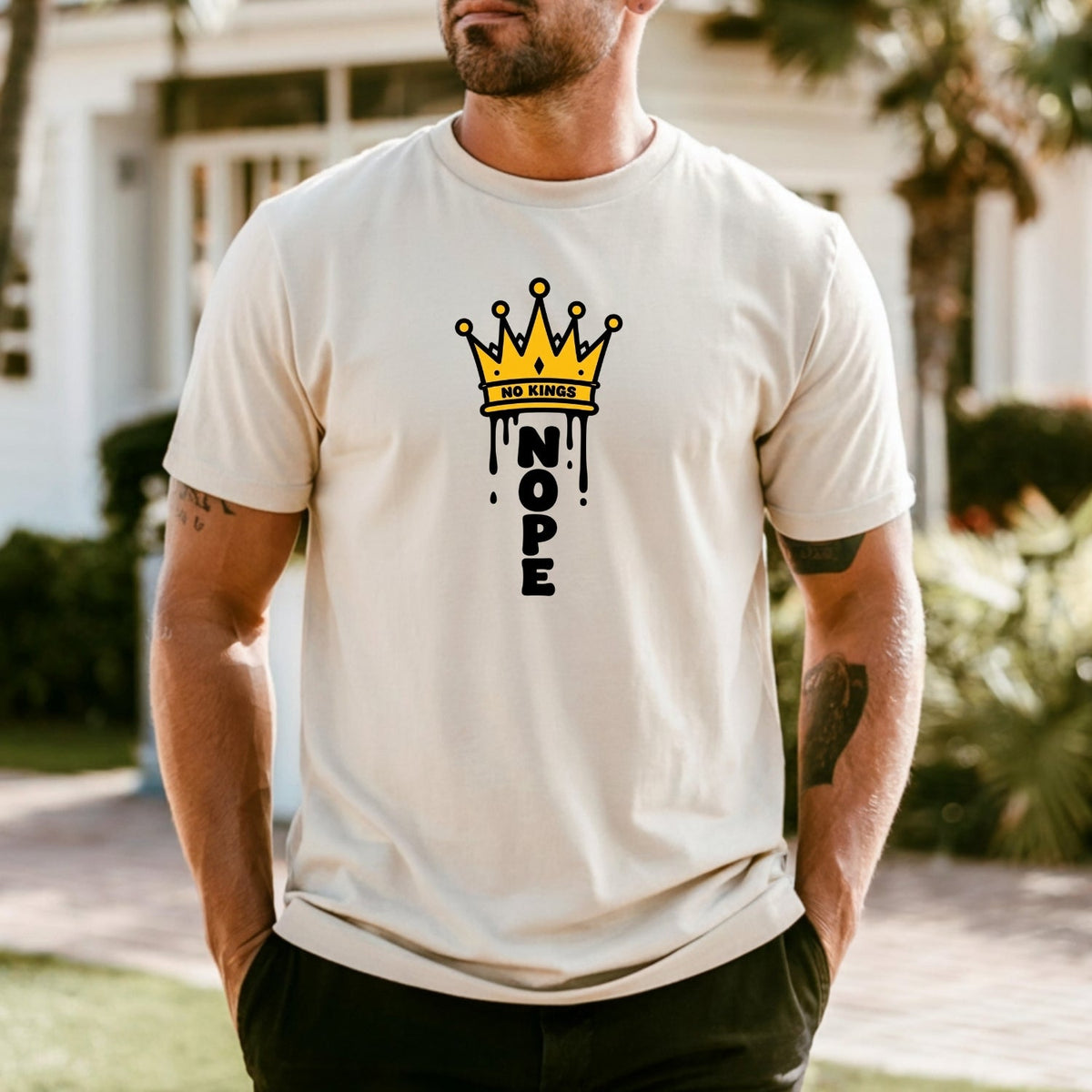 No Kings T-Shirt – Crown Graphic Tee, Patriotic Freedom product image 23