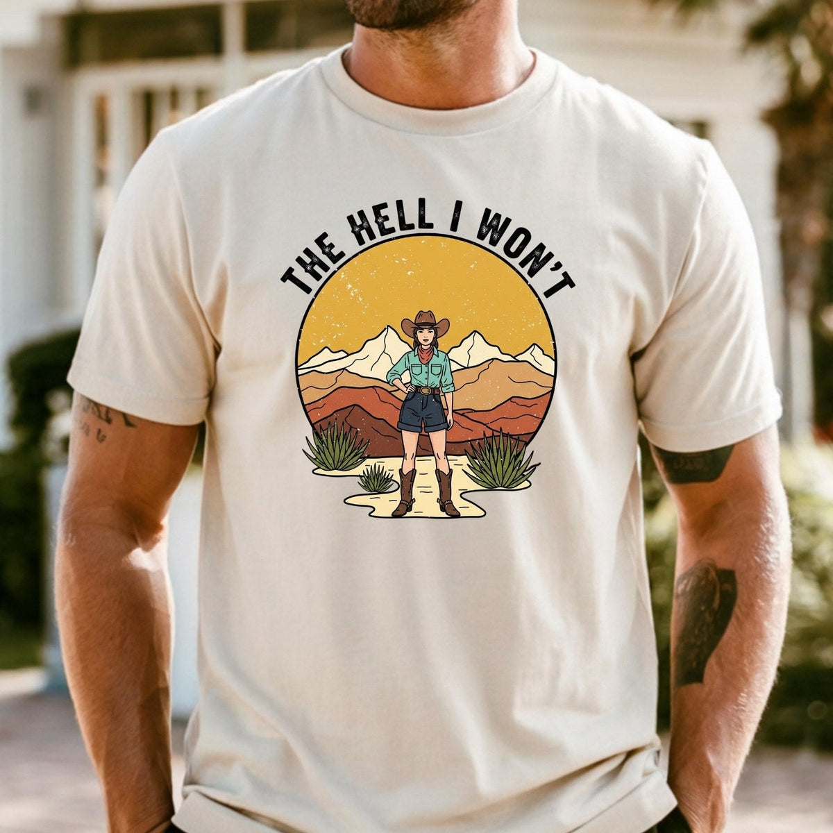 The Hell I Won’t Shirt – Retro Feminist Tee, Women’s product image 18