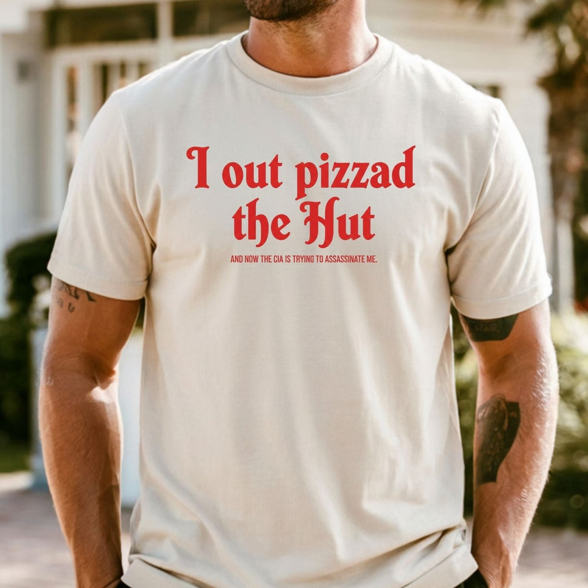 I Out Pizza the Hut CIA Assassinate Me T-Shirt - Retro Y2K product image 19