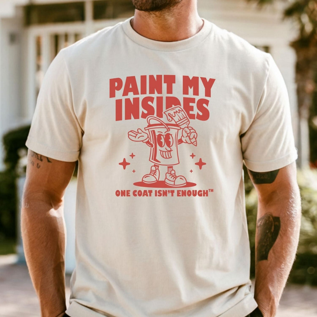 Retro Paint Can Mascot T-Shirt - Funny Art Graphic Tee product image 18