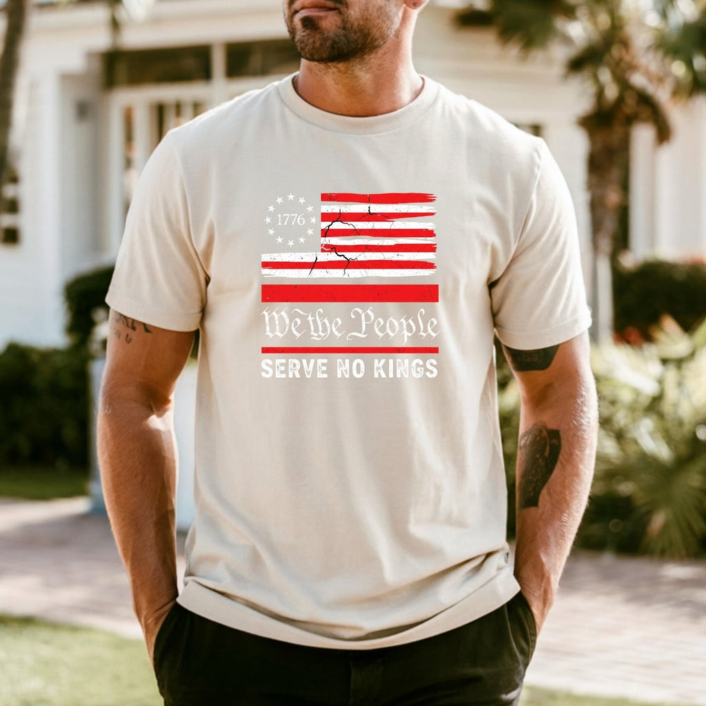 We The People Serve No Kings T-Shirt – Patriotic Freedom product image 13